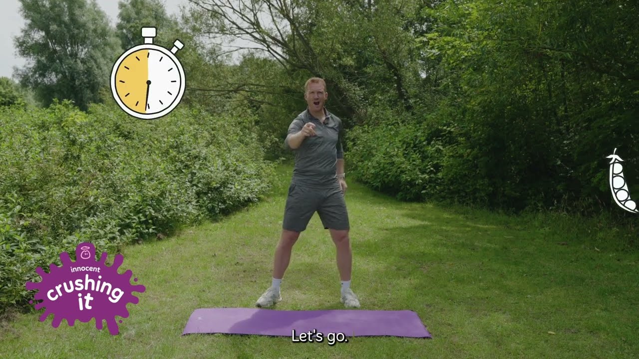 one last workout with Greg Rutherford – the innocent crushing it summer challenge