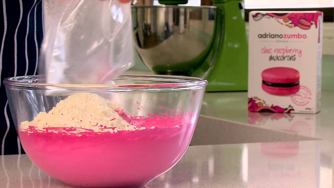 Adriano Zumbo Baking - Choc Raspberry Macaron Tutorial Video by Flicks - Video Production Company
