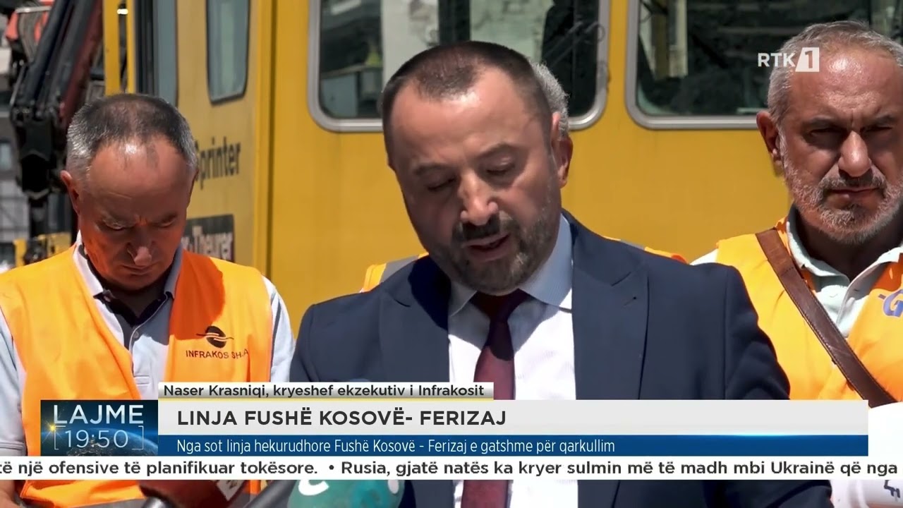 Nga sot linja hekurudhore Fushë Kosovë - Ferizaj e gatshme për qarkullim