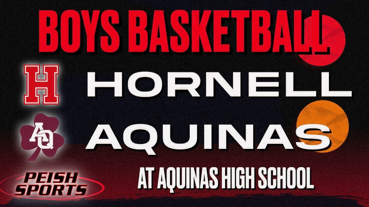 (11-7)Hornell Red Raiders at (7-12)Aquinas Li'l Irish Boy's Varsity Basketball
