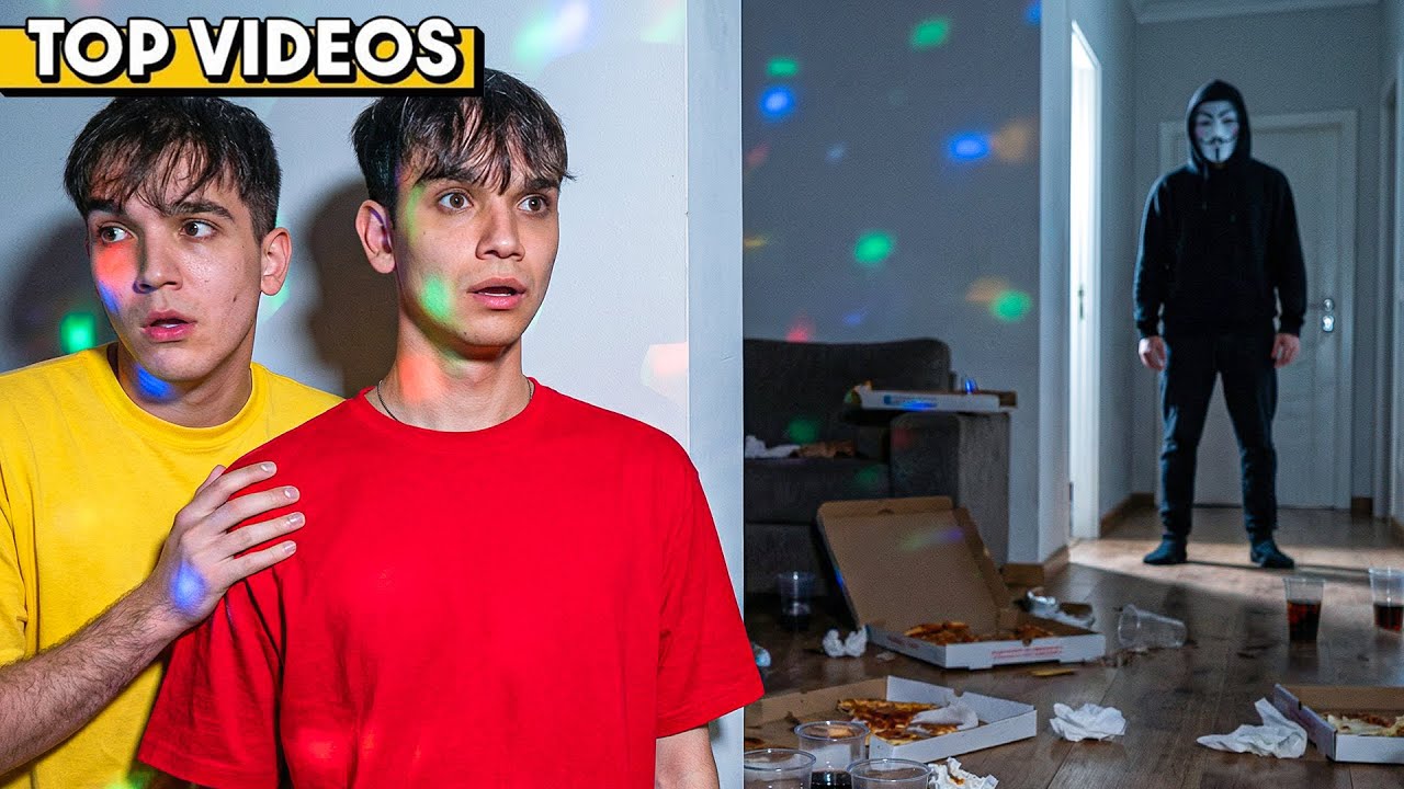 STALKERS SHOWED UP AT OUR SLEEPOVER! | Lucas and Marcus