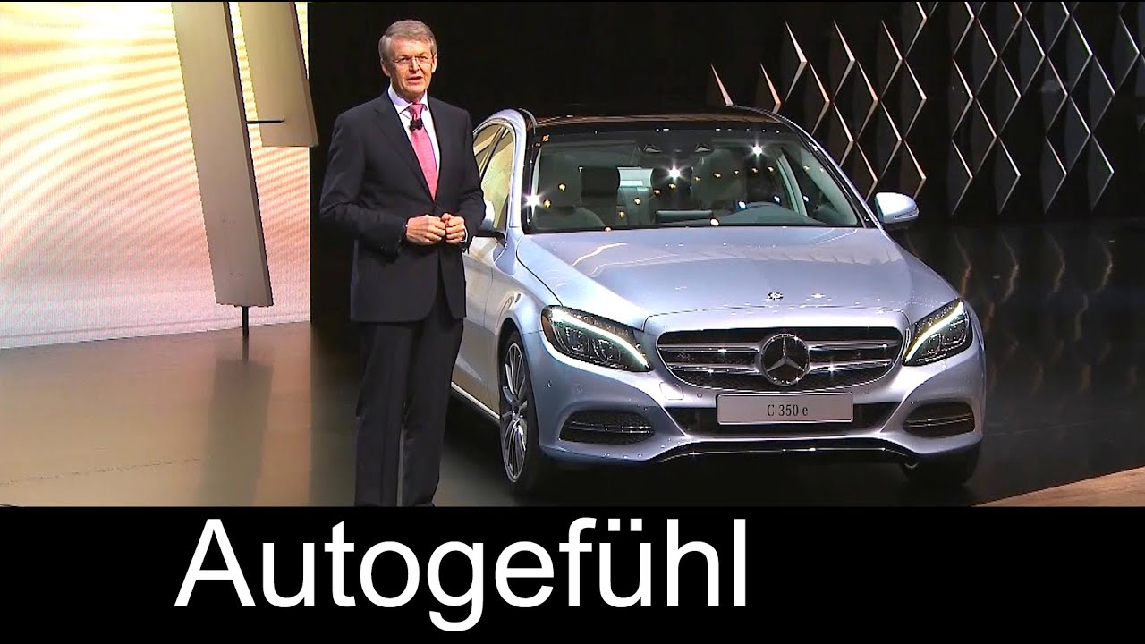 Mercedes C350e C-Class Plugin-Hybrid presentation exterior interior & Mercedes connect me