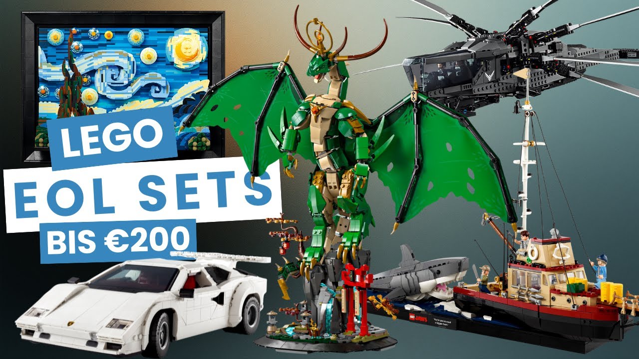 20 LEGO EOL Sets bis €200, die du nicht verpassen möchtest!