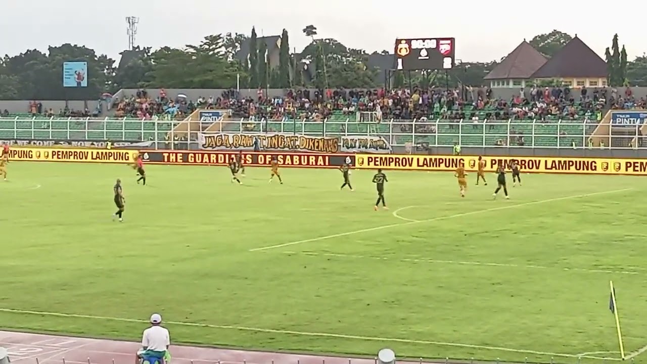 Menit - Menit menegangkan! memanas tamu unggul 2-1 laga bhayangkara FC vs Borneo fc