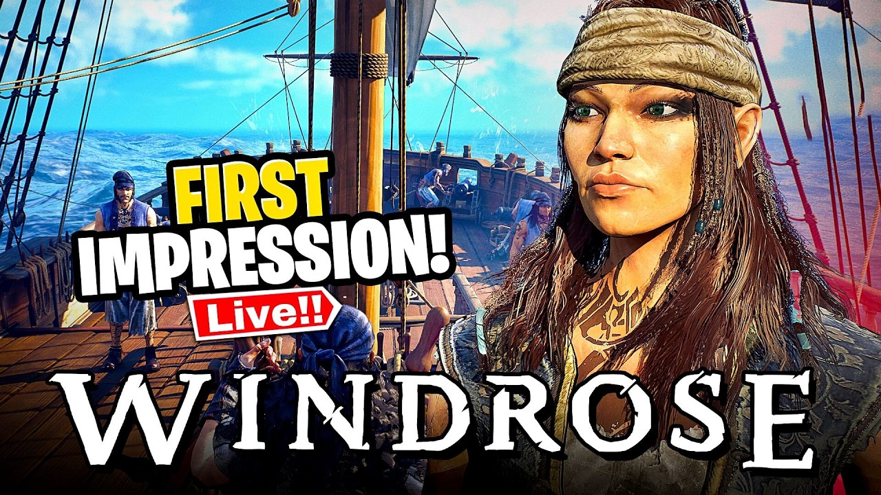 WINDROSE Gameplay LIVE | First Look & First Impressions | PC Gameplay - RTX 5060 Ti