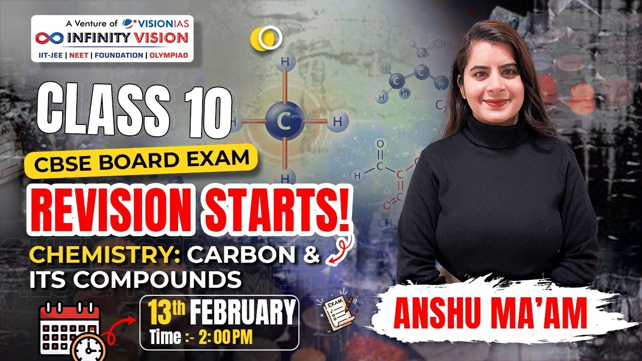 Class 10 Revision  | CBSE Board Exams 2026 Chemistry: Carbon and Its Compounds