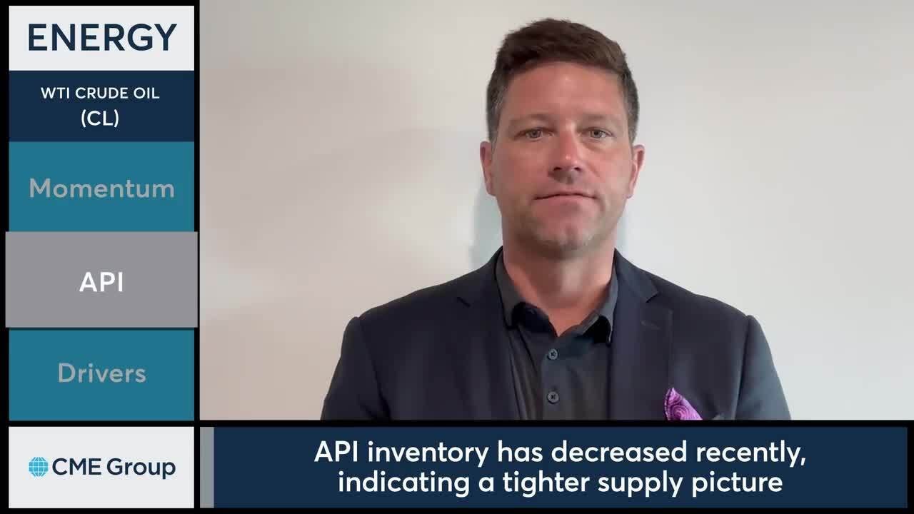 How is API inventory&nbsp;data affecting&nbsp;Crude Oil markets? 7/3/24
