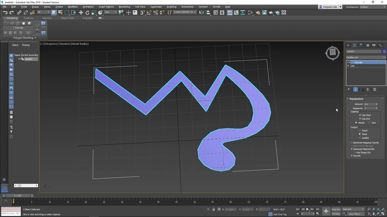 [Tuto] La modélisation en spline dans 3dsmax 2019