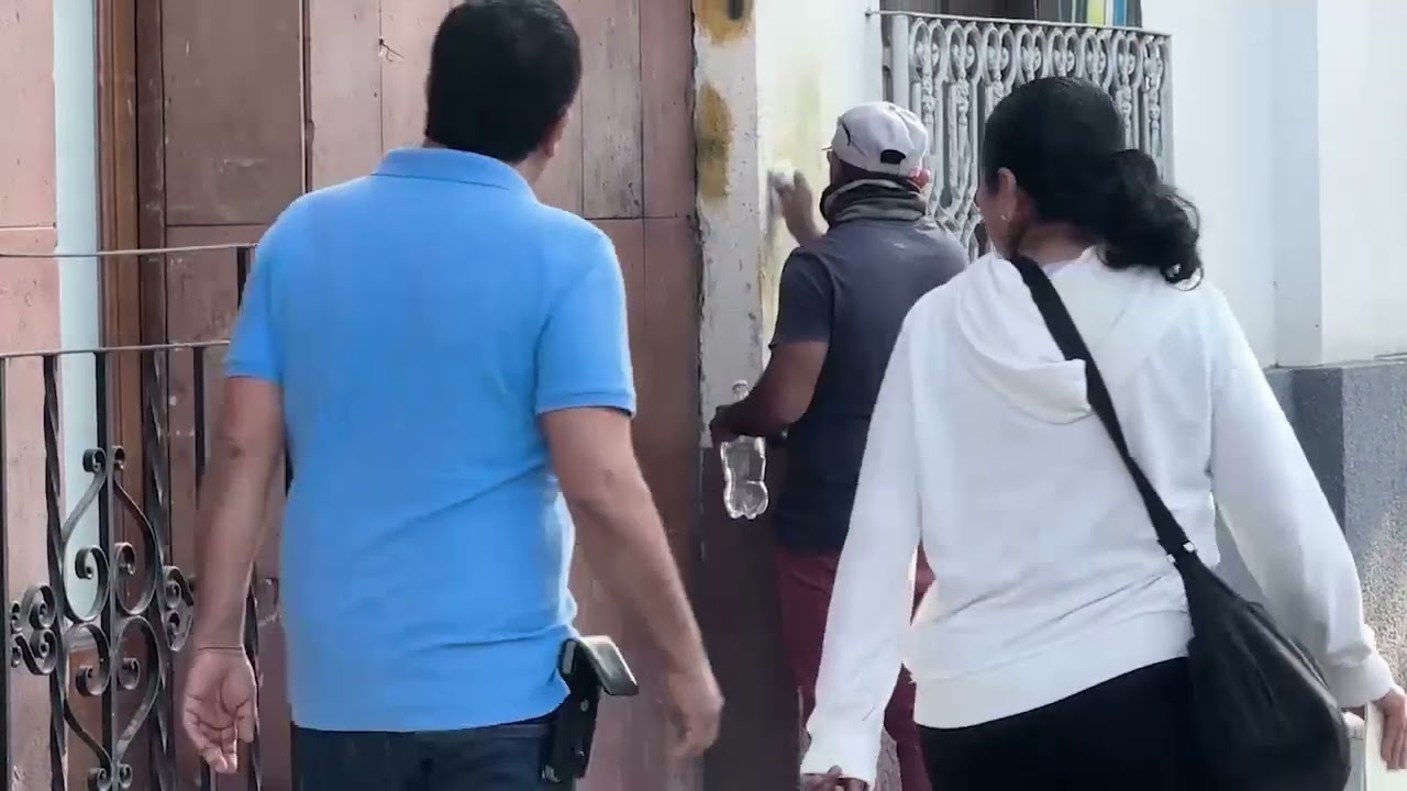 REALIZAN REHABILITACIÓN DE LA FACHADA DE LA PRESIDENCIA MUNICIPAL DE RIOVERDE, TRAS DAÑOS DEL 8M.
