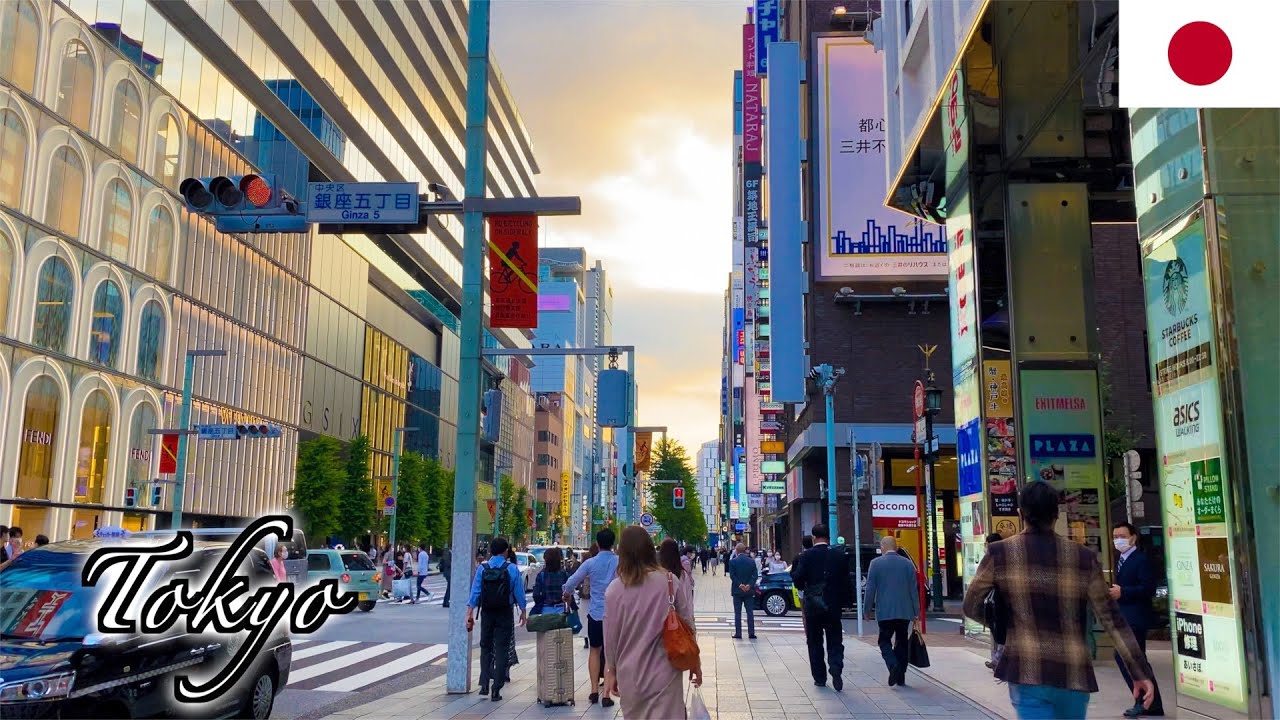 🇯🇵Tokyo Autumn Walk - Ginza 