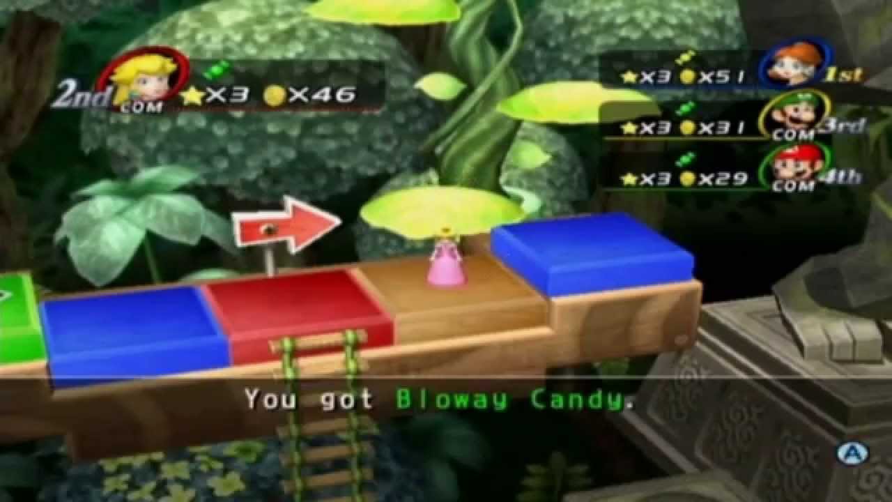 Mario Party 8 - Princess Daisy in DK's Treetop Temple