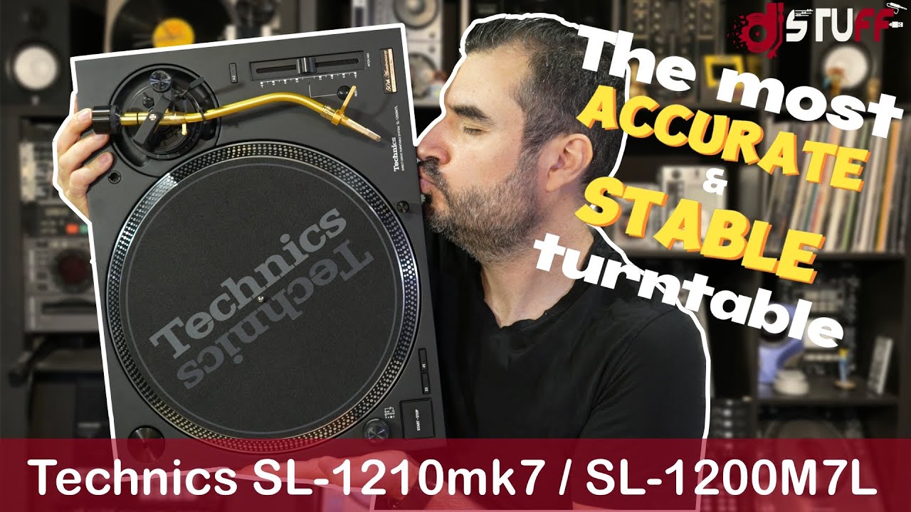 Technics SL-1210mk7 / SL-1200M7L, the most accurate & stable turntable on the market 🇬🇧