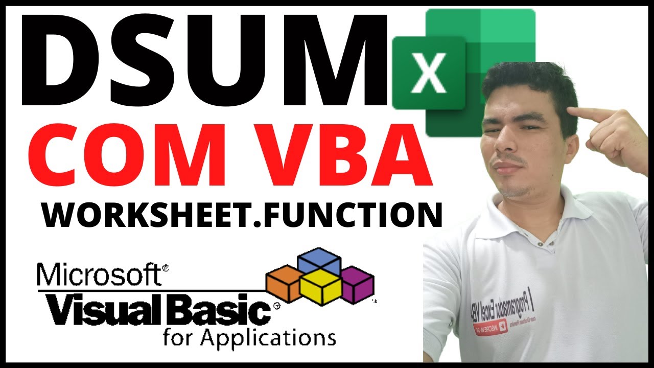 Func&atilde;o DSUM como usar no VBA, Fun&ccedil;&atilde;o BDSOMA excel e no VBA, BDSOMA (Fun&ccedil;&atilde;o BDSOMA) via Macro Excel