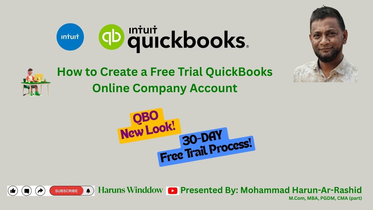 How to Create a Free Trial QuickBooks Online Company Account | 2025 | 2026 | UK Version #quickbooks