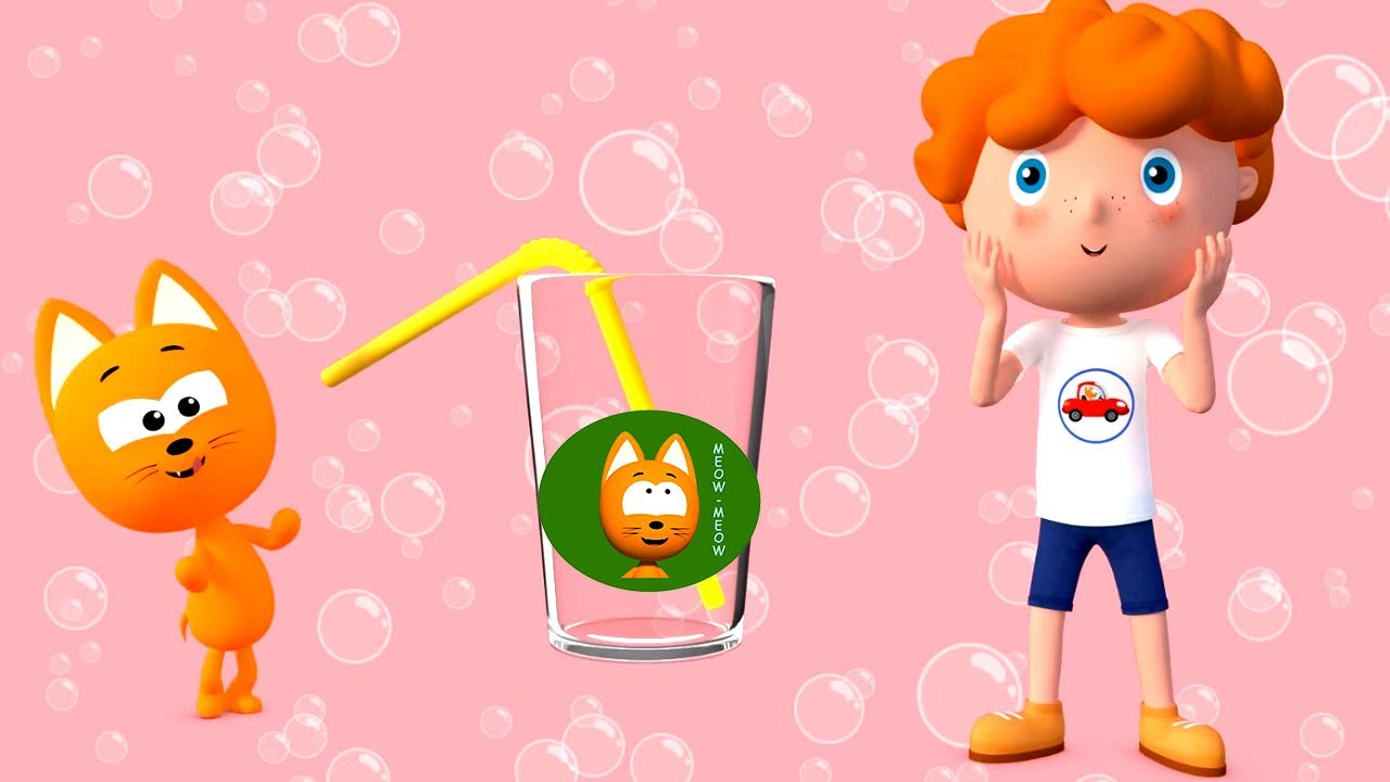 Juice song  -  Meow Meow Kitty  -  song for kids