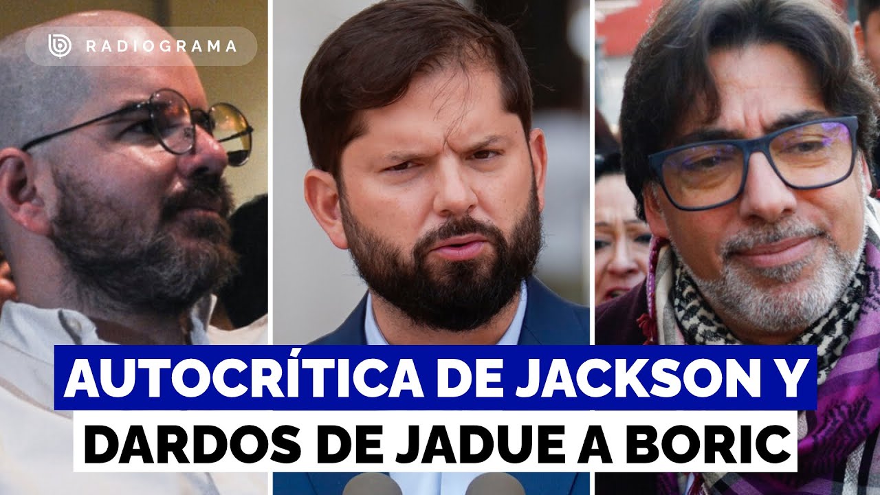 ¿División en el oficialismo? Las reacciones a autocrítica de Jackson y los dardos de Jadue a Boric
