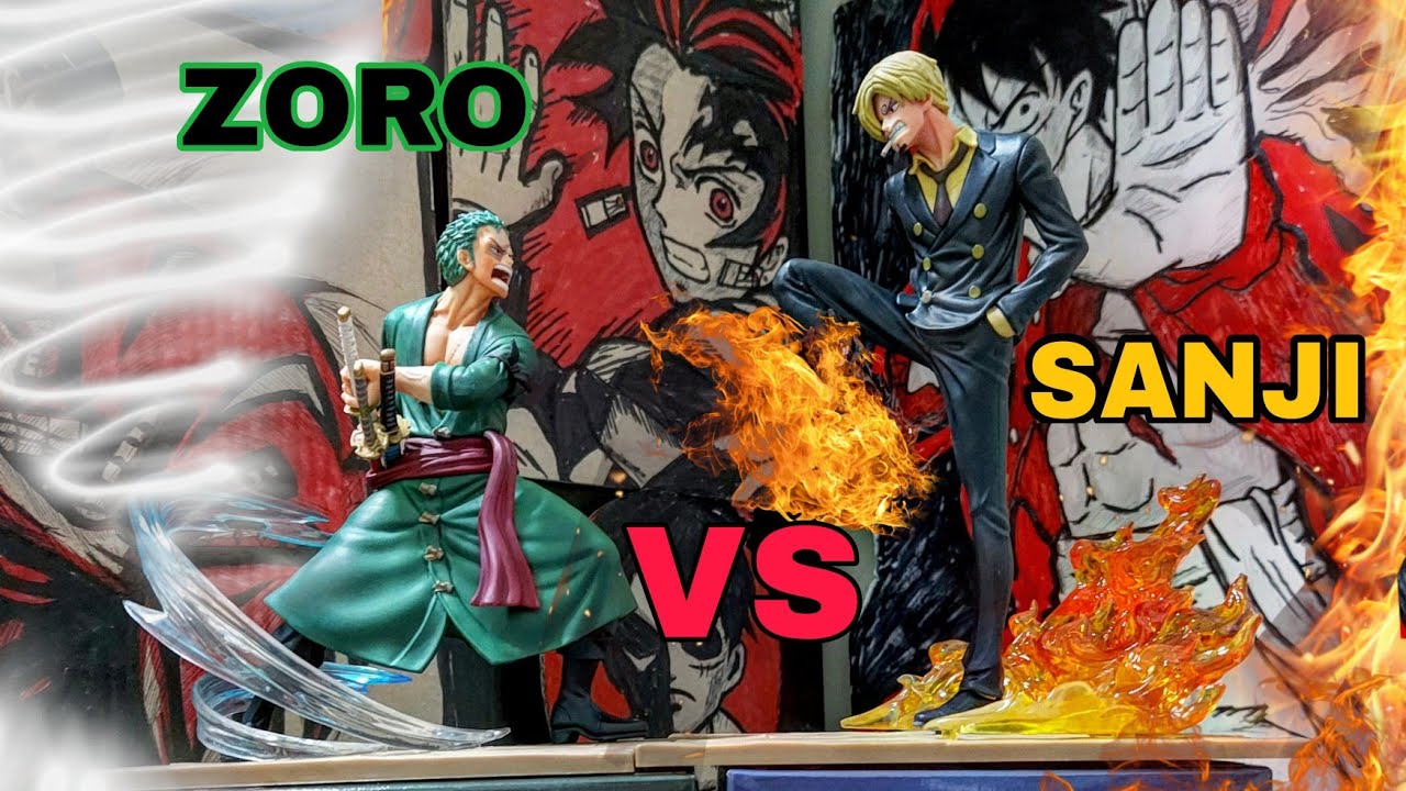 Unboxing Log File Selection FIGHT  Roronoa Zoro & Vinsmoke Sanji One Piece Anime Figure by Banpresto