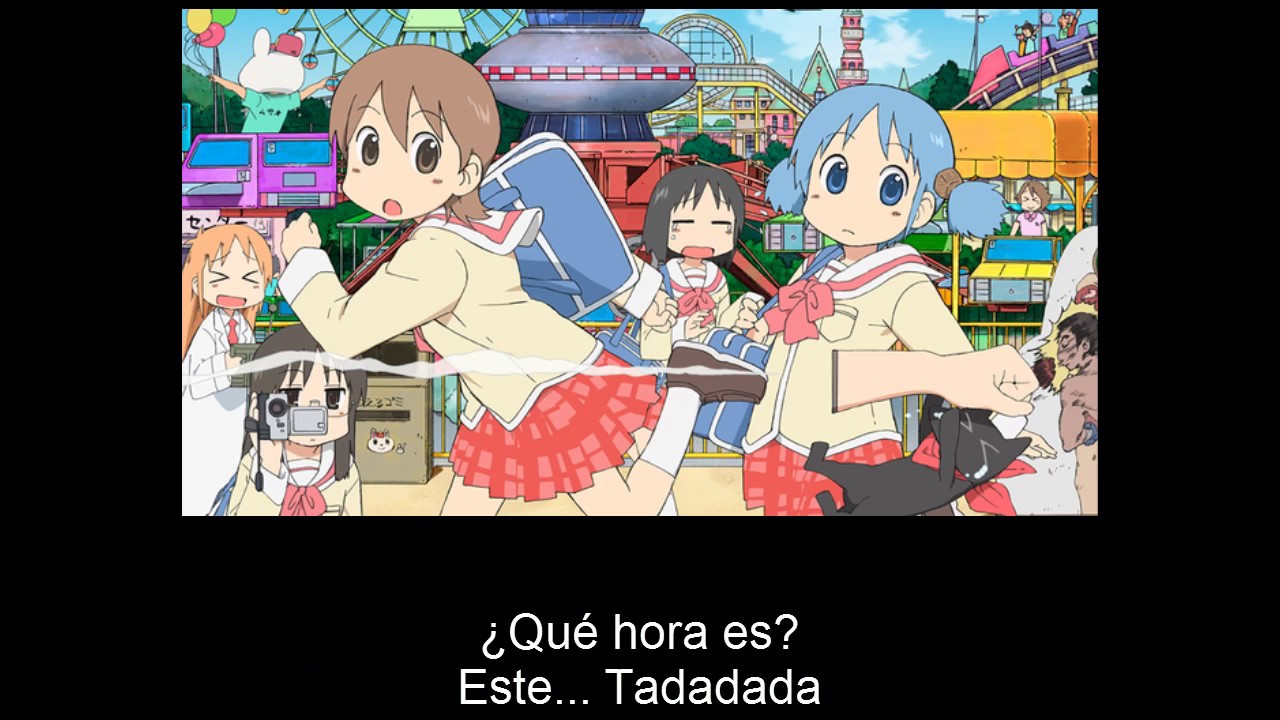 Hyadain no joujou yuujou (Nichijou Opening 2) Subtitulos en español