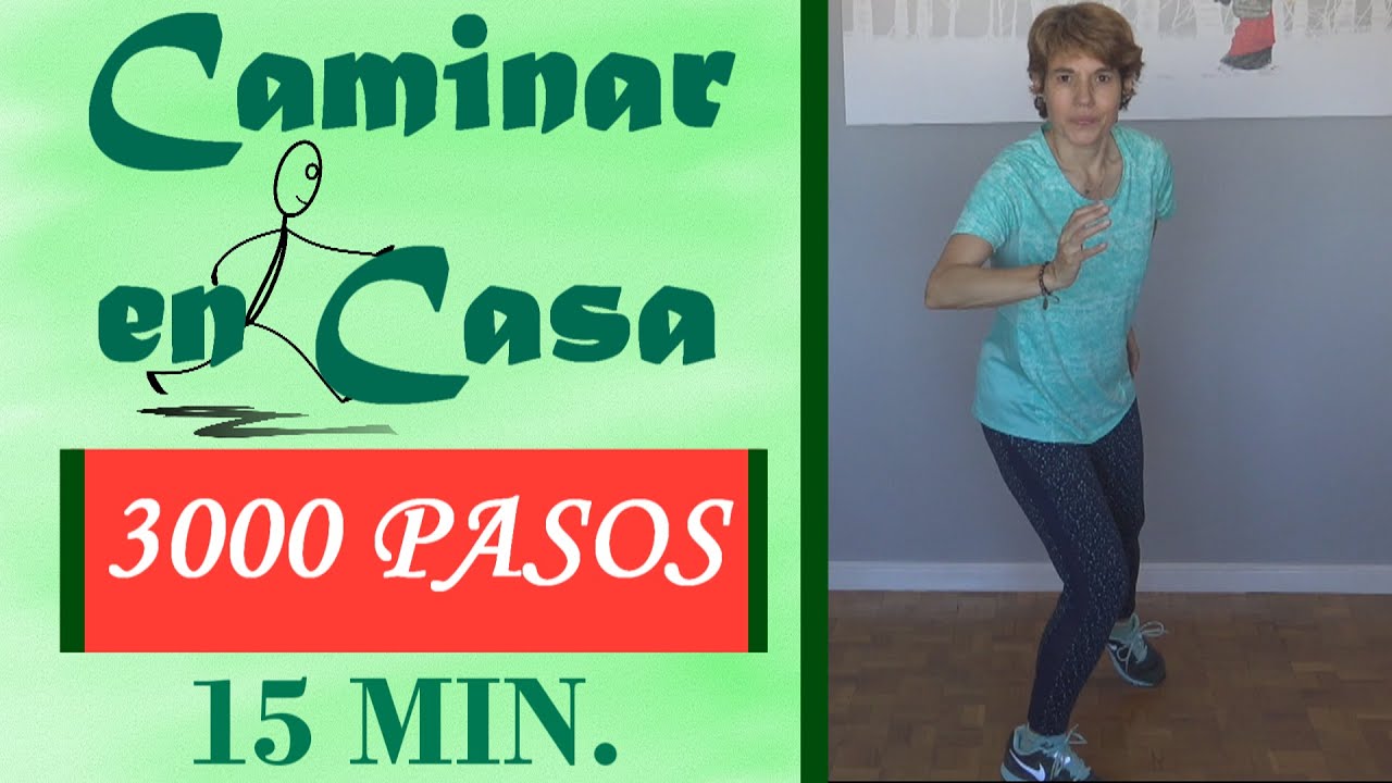 🔥 CAMINAR EN CASA PARA PERDER PESO en 15 MINUTOS 🔥 / Andar 3000 Pasos en casa / Kanimoo