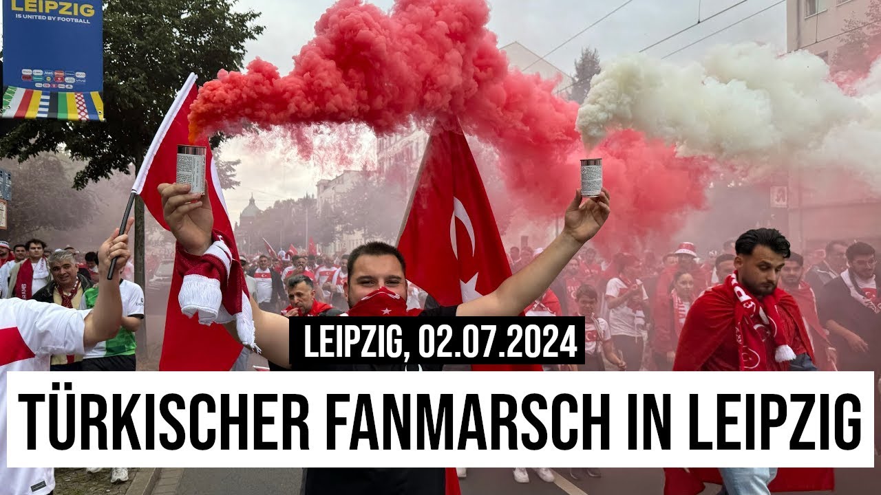 02.07.2024 Leipzig #Türkiye-#Fanmarsch #Türkei #ampelmann #euro2024 #AUTTUR Udi Neco Necdet Ölçerman