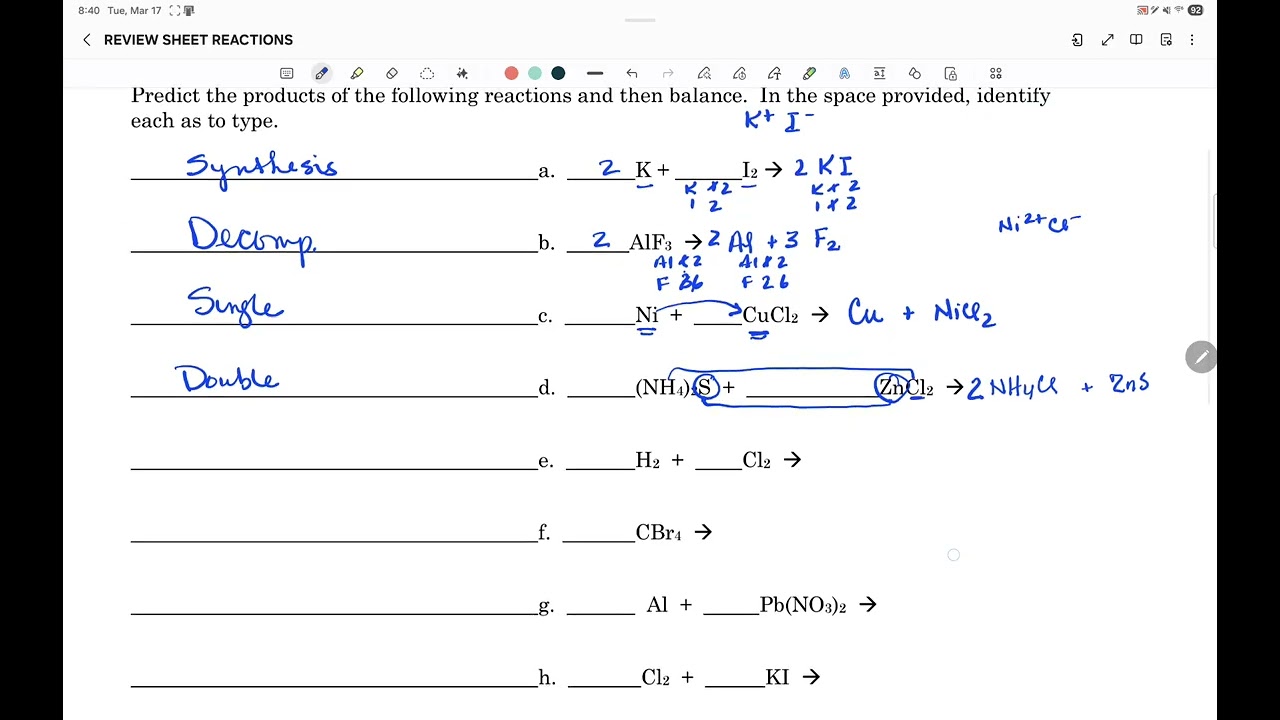 REVIEW BALANCING AND PREDICTING