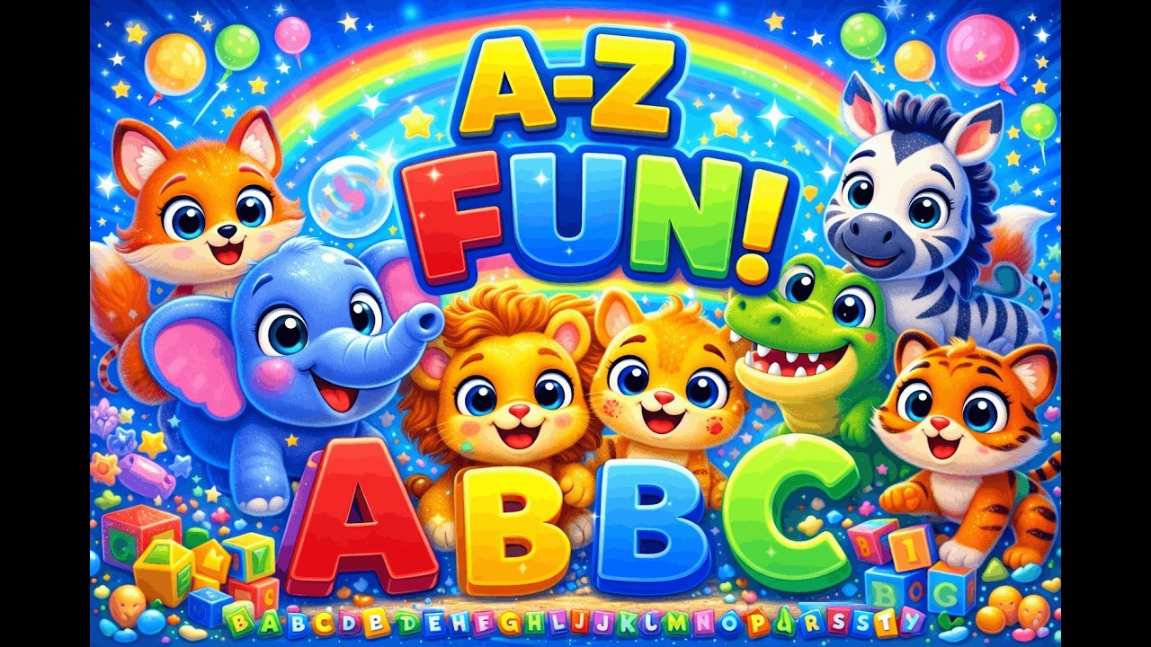 ABC ADVENTURE! 🌈 Learn Alphabet with Fun Animals | Kids Song