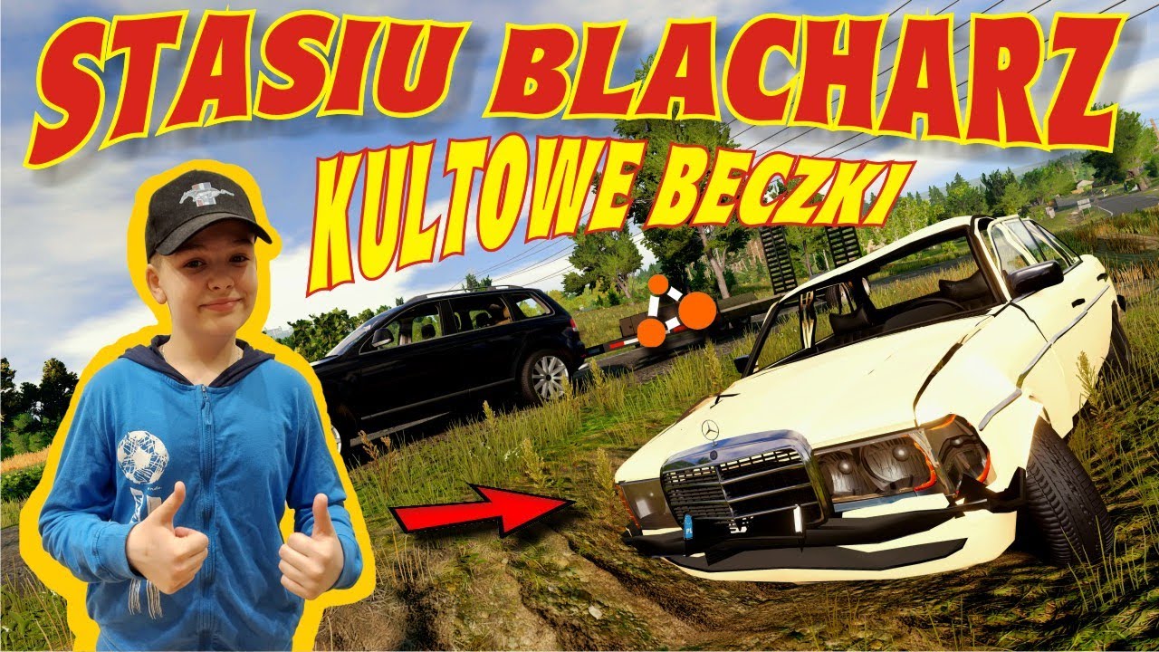 Stasiu blacharz Kultowe Beczki cz.62 [BeamNG Drive PL #65]