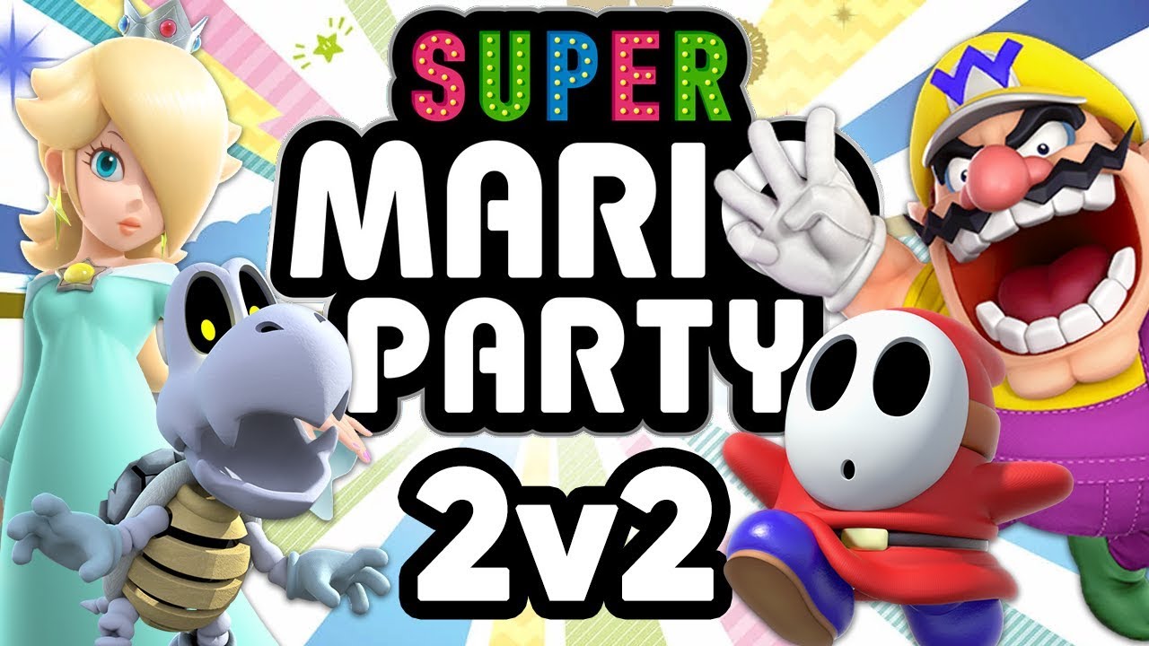 Super Mario Party - Team RASH vs Stumpt Industries! (2v2 Duos Gameplay)