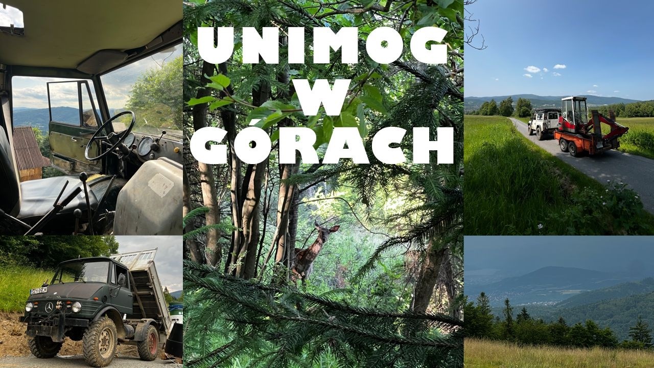 Tak wygląda praca Unimogiem w górach 