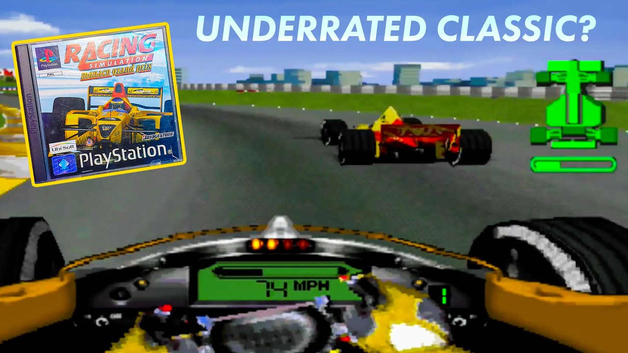 The BEST F1 Game for PS1? | Monaco Grand Prix: Racing Simulation 2