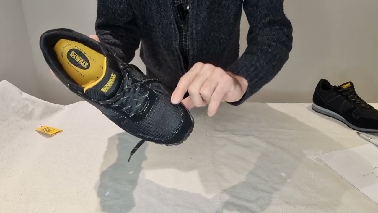 Dewalt Lennox safety trainers review. lightweight safety trainers