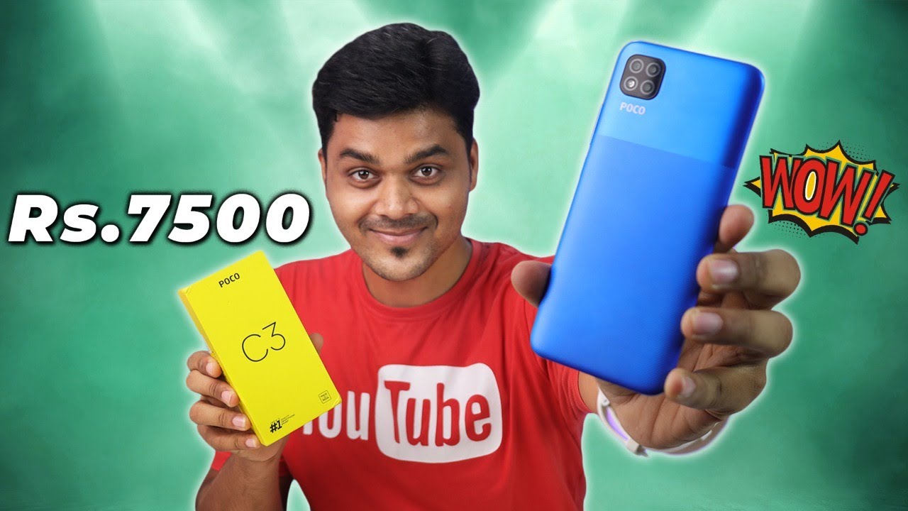 Rs.7500க்கு இது நல்ல மொபைல் ஆனால் ? POCO C3 Unboxing 🔥🔥🔥