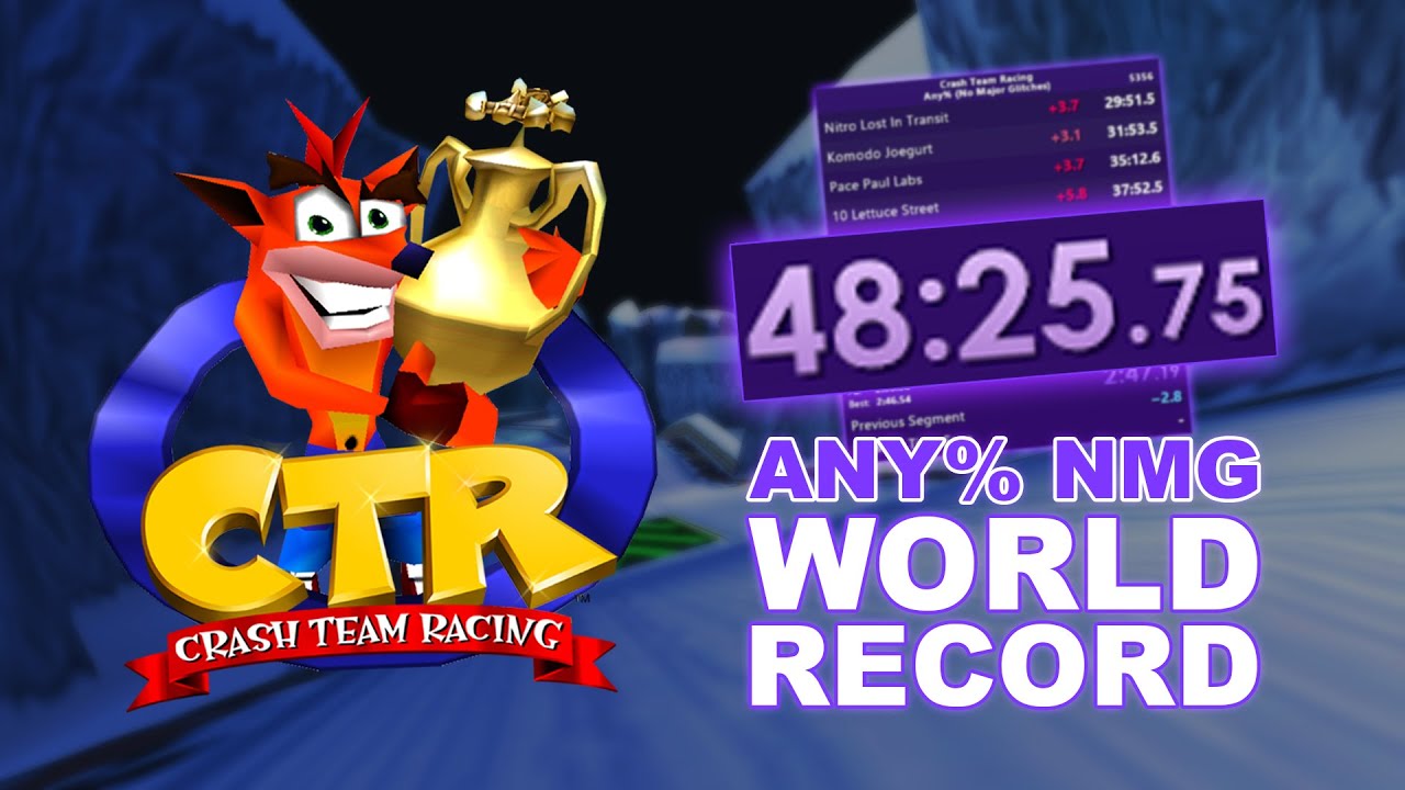 [FWR] Crash Team Racing Any% (No Major Glitches): 48:25
