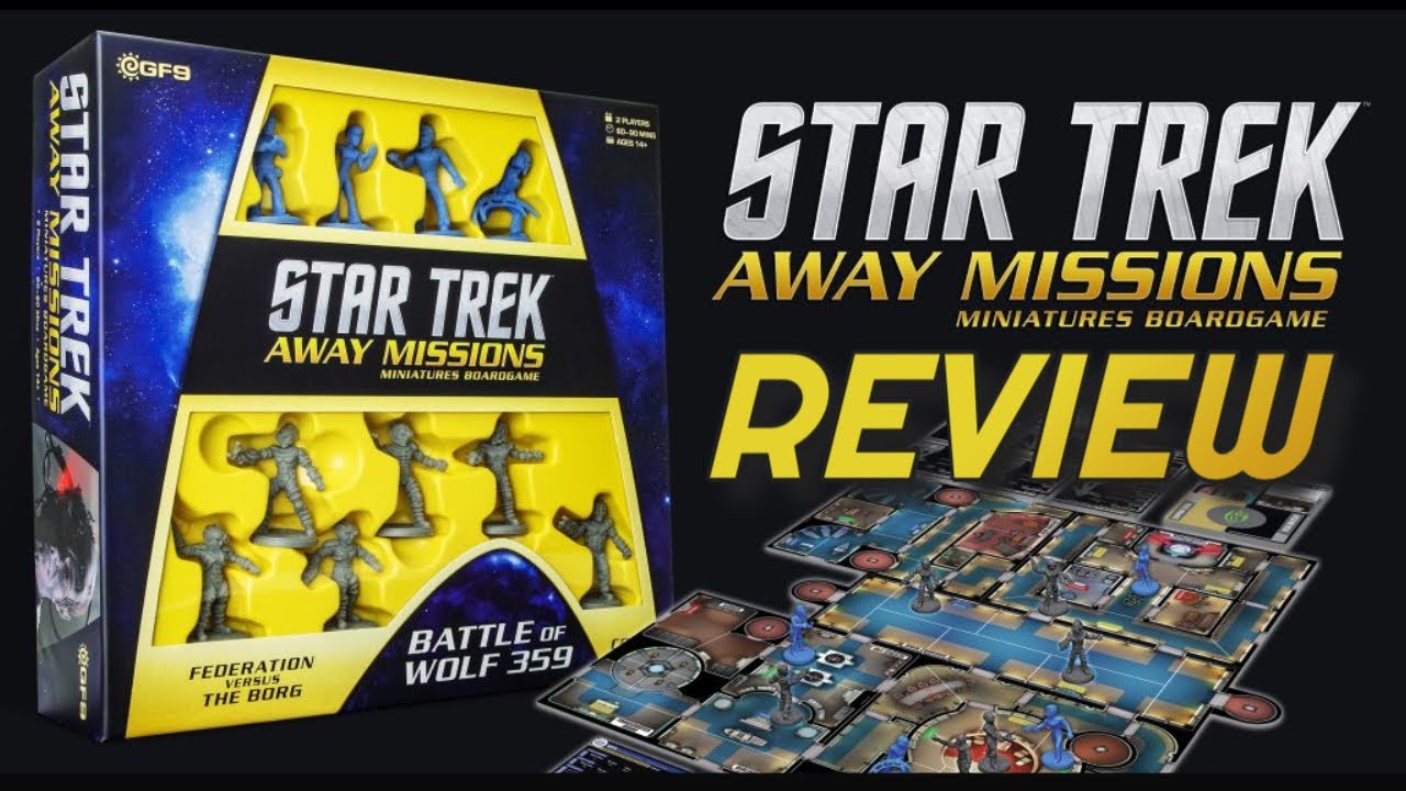 Star Trek Away Missions Boardgame - Review - Resistance is futile!