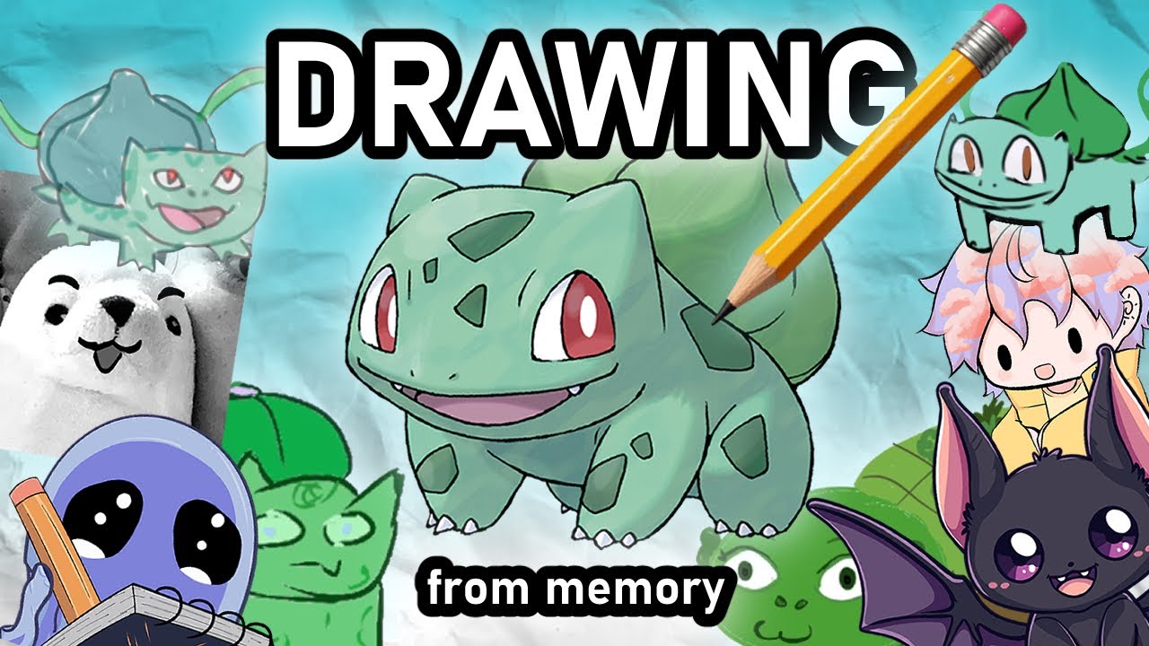 i asked 3 streamers to draw characters from memory