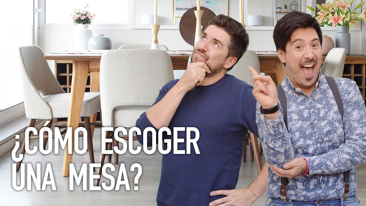 ¿Cómo escoger una mesa de comedor?