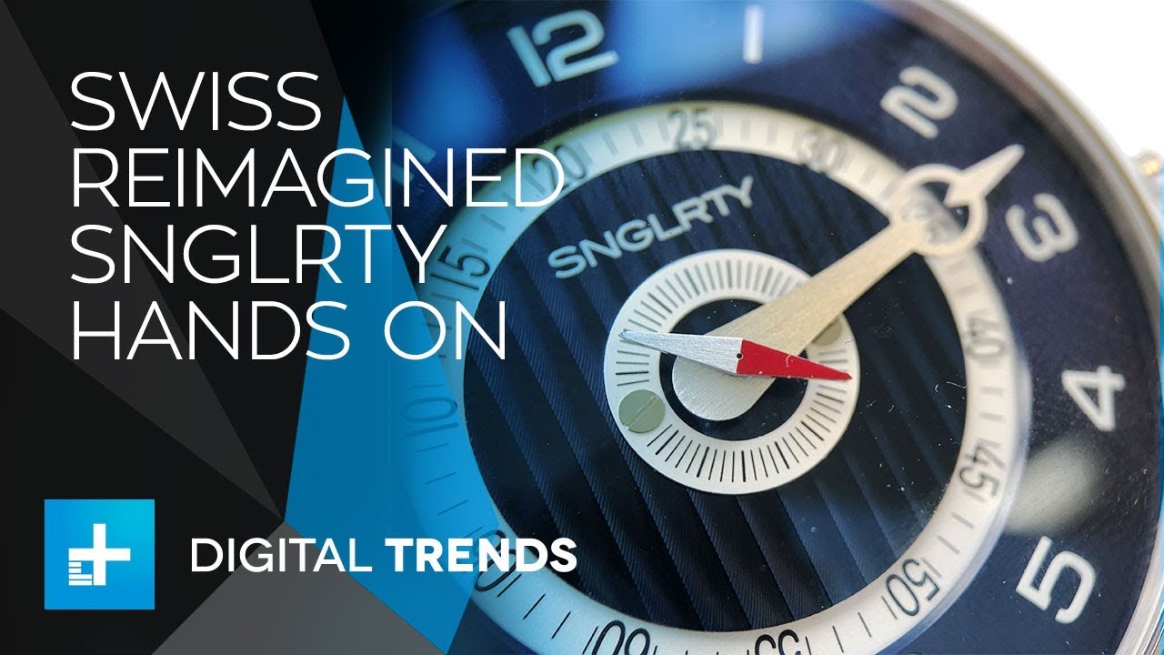 Swiss Reimagined SNGLRTY One Handed Watch - Hands On Review