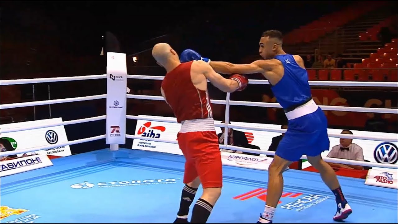 Round of 32 (81kg) ROUZBAHANI Ehsan (IRI) vs WHITTAKER Benjamin (ENG) /AIBA World 2019