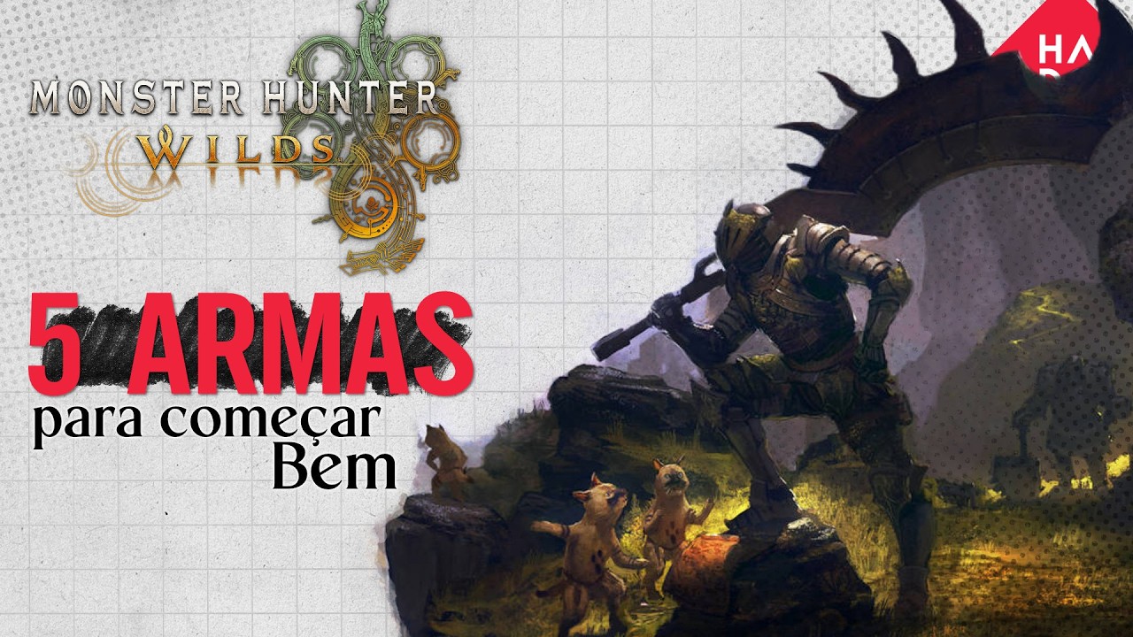 As 5 Melhores armas para Iniciantes em Monster Hunter Wilds