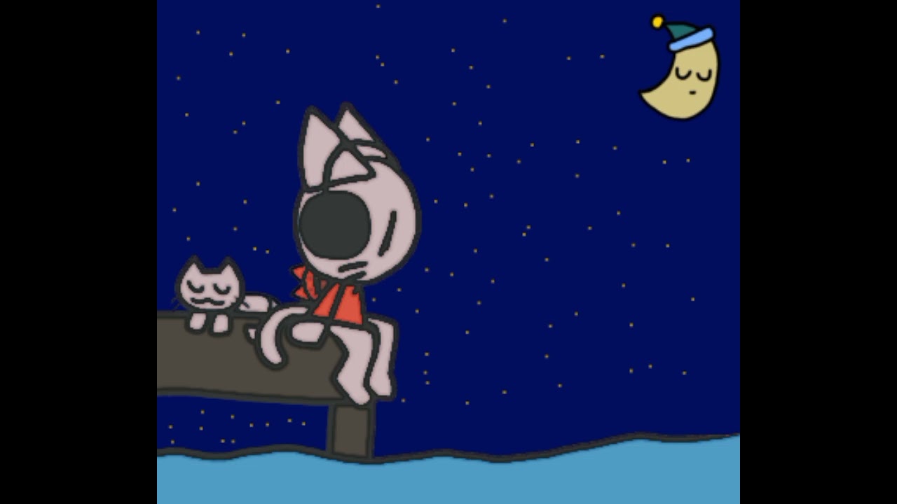 Gato durmiendo música que yo hise :D