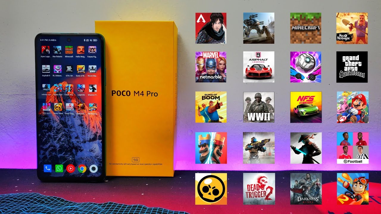 🎮 Probando 20 Juegos En El POCO M4 PRO 5G 🕹️