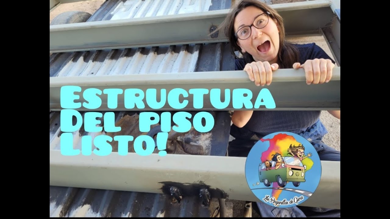 #4 Alargue del Chasis, fabricación e instalación de la estructura de piso para la Kombi casa rodante