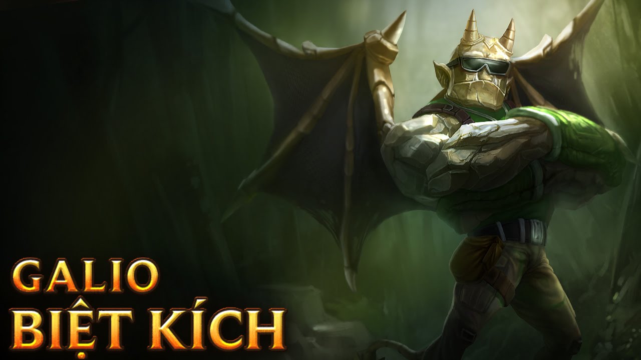 Galio Biệt K&iacute;ch - Commando Galio - Skins lol