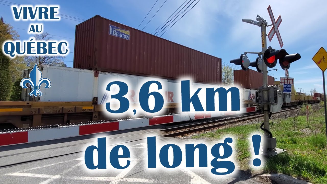 Train de marchandises canadien: SANS LIMITES!