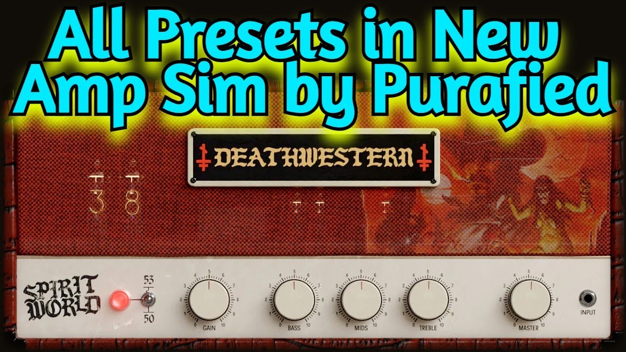 NEW Peavey 5150 Guitar Amp Sim by Purafied - Deathwestern Vst Plugin - All Presets Playthrough