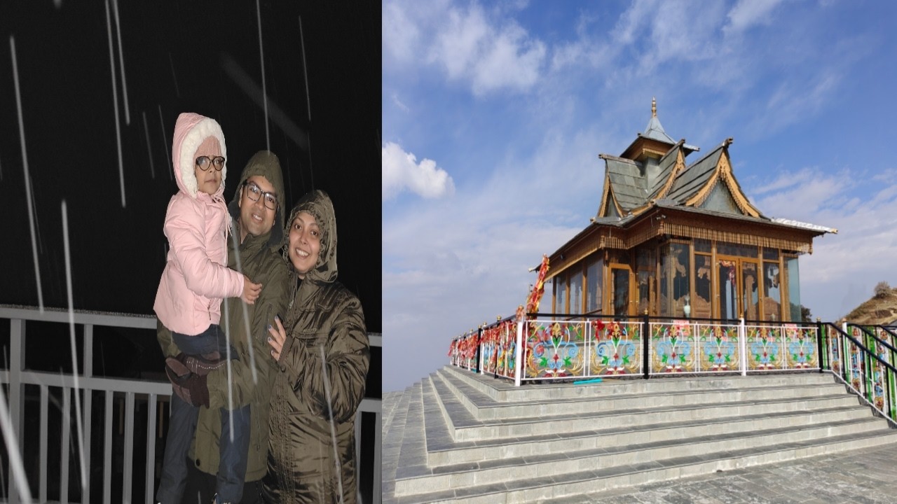 Year's 1st Snowfall in Narkanda || Himachal Vlog Day 4 || Bangla Vlog || Payel Bhattacharjee||