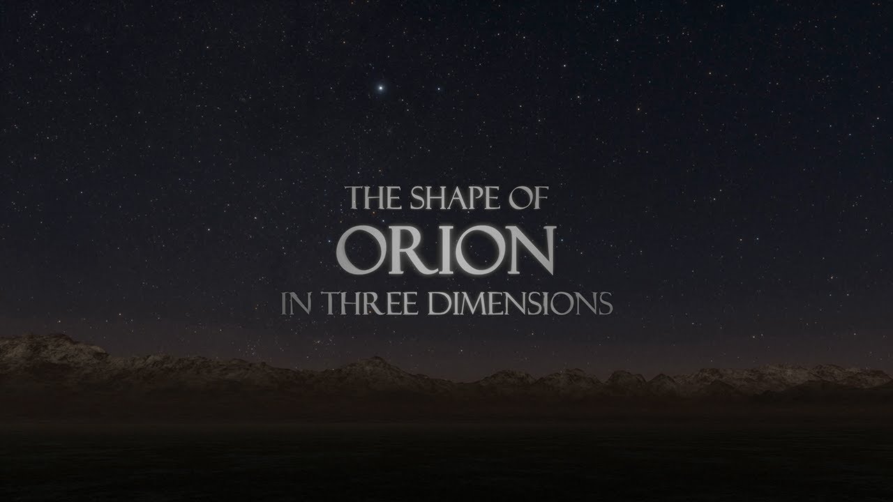 The Shape of Orion in Three Dimensions