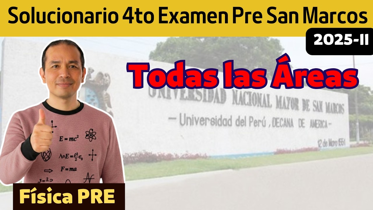 4to Examen Pre San Marcos 2025-II ( Solucionario)
