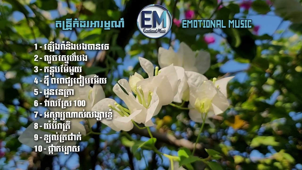 តន្ត្រីកំដរអារម្មណ៍ពីរោះៗ Khmer - Emotional Music 🎻🎷🎹