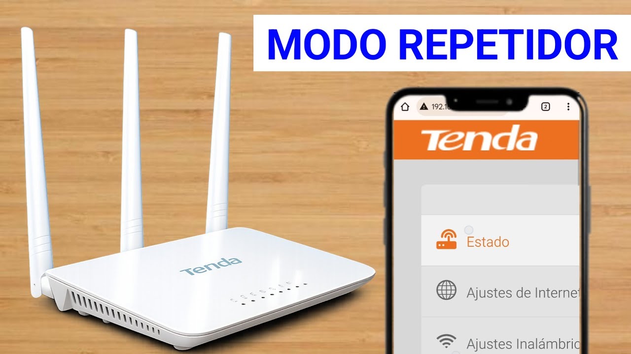 como CONFIGURAR ROUTER TENDA EN MODO REPETIDOR desde el celular (2026)